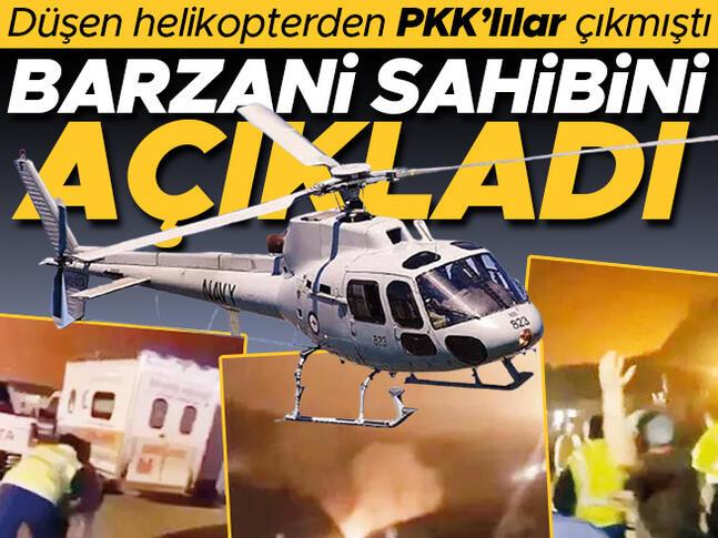 Irakta düşen helikopterden PKKlılar çıkmıştı Peş peşe flaş açıklamalar
