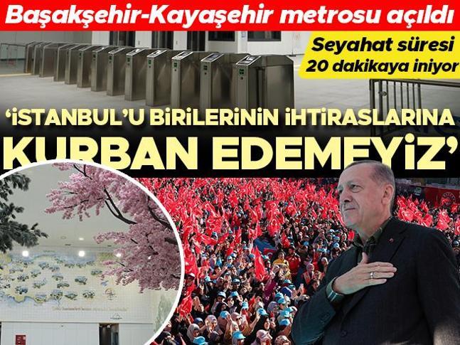 Son dakika... Cumhurbaşkanı Erdoğan: İstanbulu birilerinin ihtiraslarına kurban edemeyiz