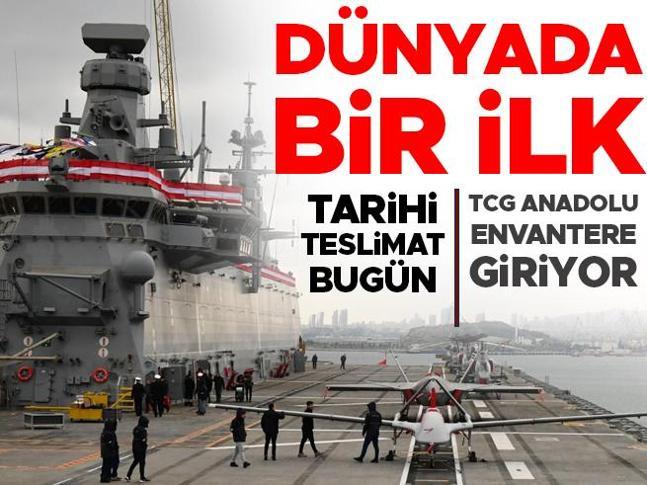 Türkiyede bir ilk TCG Anadolu envantere giriyor