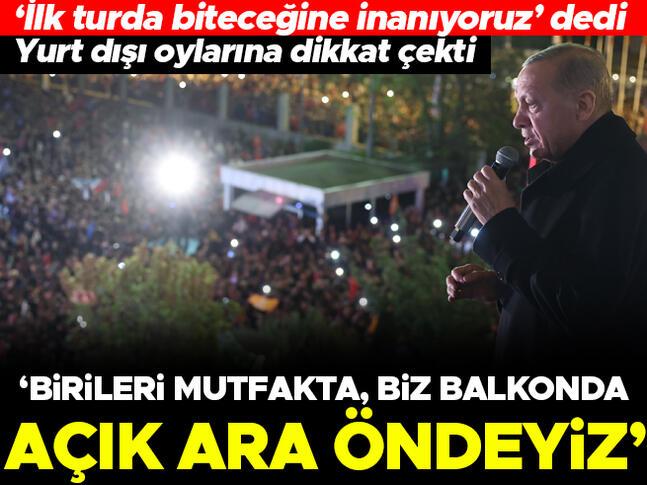 Son dakika: Cumhurbaşkanı Erdoğan balkon konuşması yapıyor