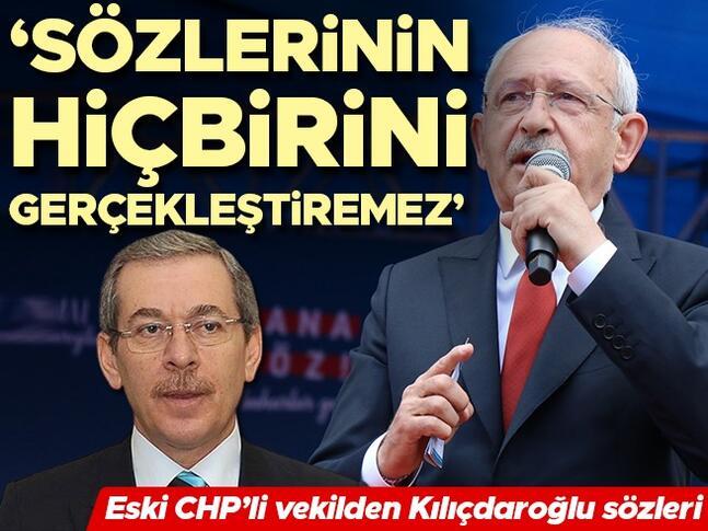 Eski CHPli Abdüllatif Şener: Kılıçdaroğlu seçilirse verdiği sözlerden hiçbirini gerçekleştiremez