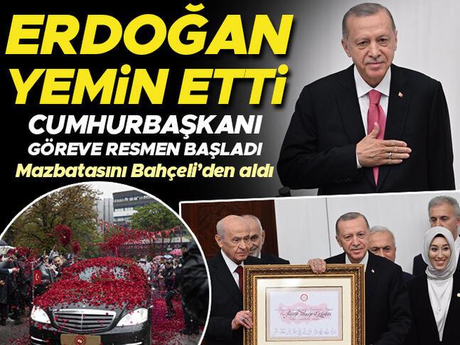 Cumhurbaşkanı Erdoğan, TBMMde yemin edecek... Tüm gözler Ankarada: Yeni kabine bu akşam açıklanıyor