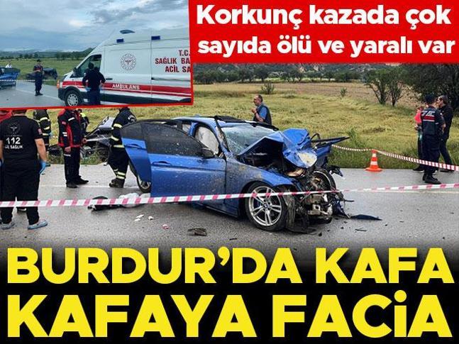 Burdur’da feci kaza: 5 ölü, 2’si ağır 5 yaralı