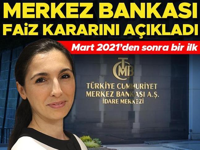 Merkez Bankası faiz kararını açıkladı