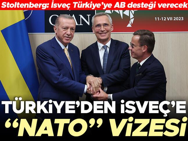 Vize serbestisi ve AB üyelik sürecine aktif destek… Stoltenberg açıkladı: Türkiye - İsveç - NATO mutabakata vardı