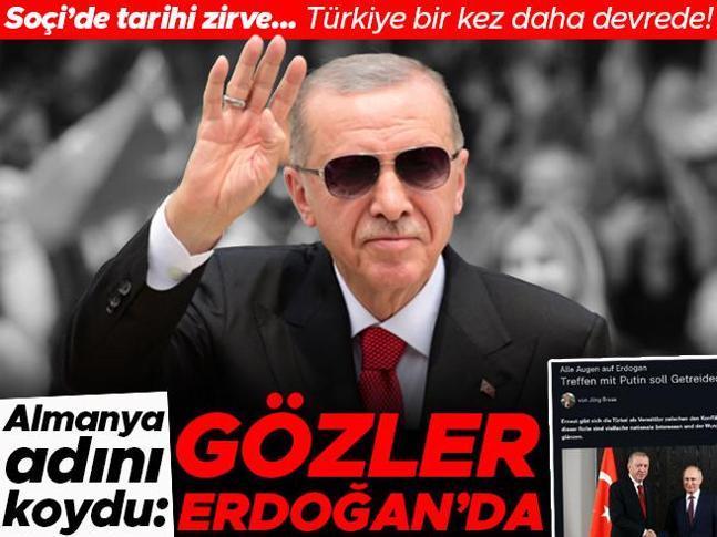 Soçide tarihi zirve... Türkiye bir kez daha devrede Alman basını adını koydu: Gözler Erdoğanda