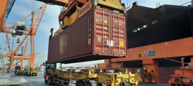 Son dakika haberi... Brezilyadan gelen gemide ele geçirildi Mersin Limanında uyuşturucu darbe