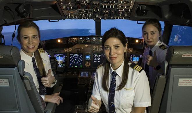 THY, kadın pilot sayısında 211 ile tarihi rekor kırdı THY, kadın pilot sayısında 211 ile tarihi rekor kırdı