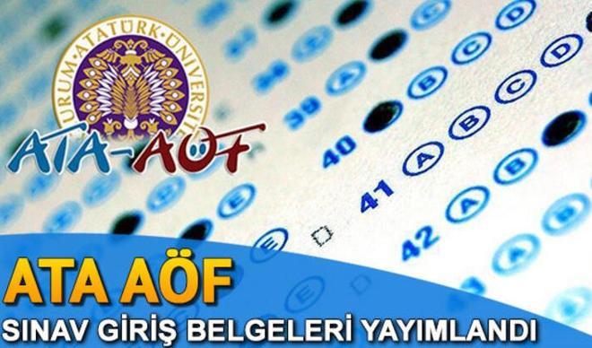 ATA AÖF bütünleme sınav yerleri açıklandı - ATA AÖF bütünleme sınav giriş belgesi sorgulama ATA AÖF bütünleme sınav yerleri açıklandı - ATA AÖF bütünleme sınav giriş belgesi sorgulama