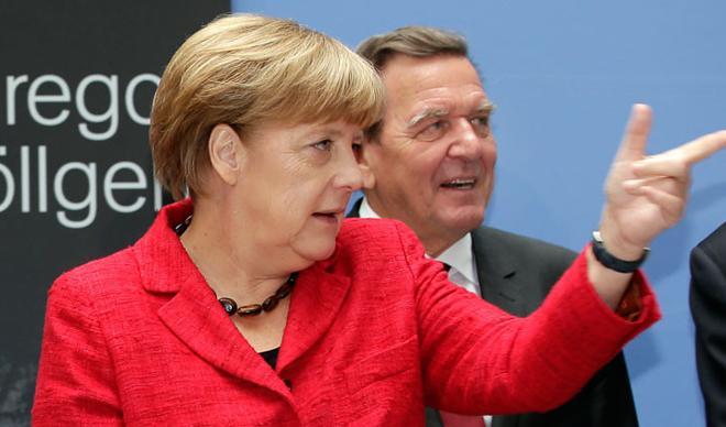 Schröder ve Merkel’e teşekkür borcu Schröder ve Merkel’e teşekkür borcu