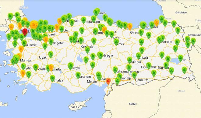 İstanbul ve Ankara'da hava kirliliğinde büyük düşüş İstanbul ve Ankara'da hava kirliliğinde büyük düşüş