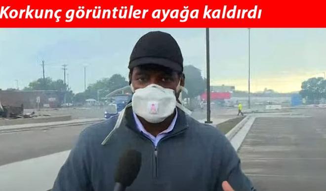 CNN muhabiri olay yerinde anlattı! ABD yangın yeri CNN muhabiri olay yerinde anlattı! ABD yangın yeri