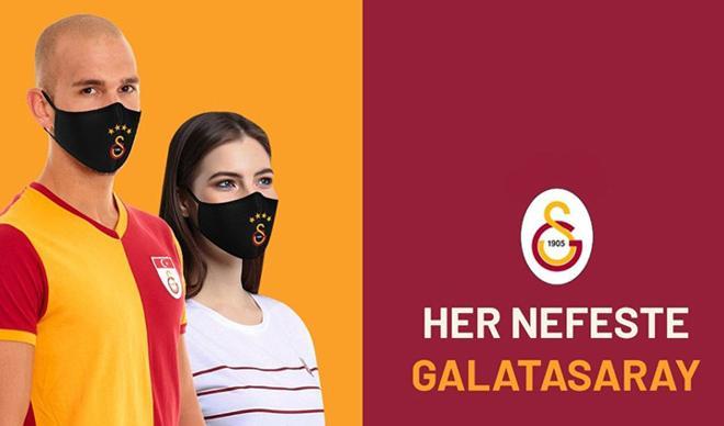 Galatasaray'dan logolu maske satışı! Galatasaray'dan logolu maske satışı!
