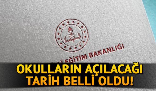 Okullar ne zaman açılacak? 2020-2021 MEB takvimine göre okulların açılış tarihi netleşti Okullar ne zaman açılacak? 2020-2021 MEB takvimine göre okulların açılış tarihi netleşti