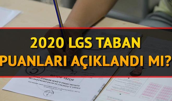 LGS taban puanları ve yüzdelik dilimleri açıklandı mı 2020? Lise taban puanları! LGS taban puanları ve yüzdelik dilimleri açıklandı mı 2020? Lise taban puanları!