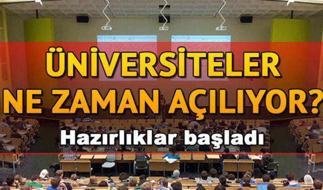 Üniversiteler ne zaman açılacak? 2020-2021 üniversitelerin açılış tarihi için şubat detayı! Üniversiteler ne zaman açılacak? 2020-2021 üniversitelerin açılış tarihi için şubat detayı!