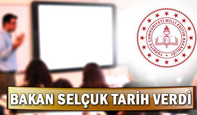 Okullar ne zaman açılacak? Ziya Selçuk yüz yüze eğitim için tarih verdi! Okullar ne zaman açılacak? Ziya Selçuk yüz yüze eğitim için tarih verdi!