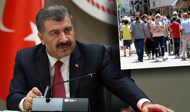 Sağlık Bakanı Koca'dan maske ve sosyal mesafe uyarısı Sağlık Bakanı Koca'dan maske ve sosyal mesafe uyarısı