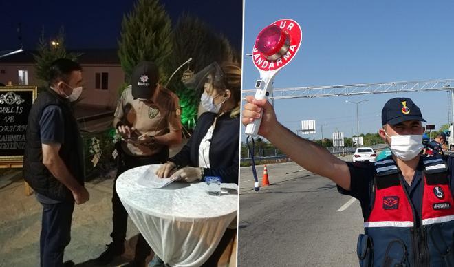 Karantinadalardı... Biri düğünde, diğeri otobüste yakalandı Karantinadalardı... Biri düğünde, diğeri otobüste yakalandı