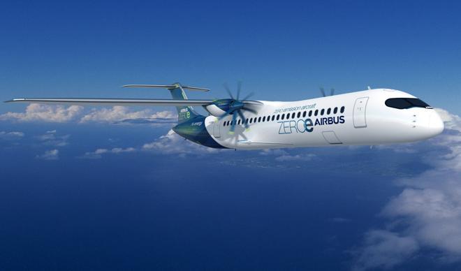 Airbus yeni sıfır emisyon konsept uçağını duyurdu Airbus yeni sıfır emisyon konsept uçağını duyurdu