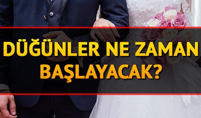 Son dakika: Düğünler ne zaman başlayacak, yasak devam ediyor mu? İşte düğün yasakları olan illerin listesi Son dakika: Düğünler ne zaman başlayacak, yasak devam ediyor mu? İşte düğün yasakları olan illerin listesi