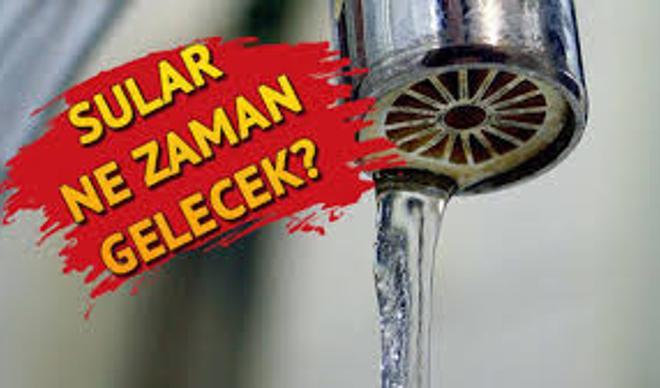 Sular ne ne zaman gelecek? Güngören, Çekmeköy, Sultanbeyli... Sular ne ne zaman gelecek? Güngören, Çekmeköy, Sultanbeyli...