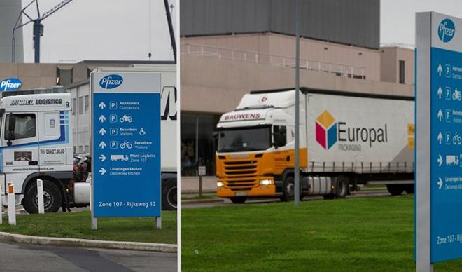 Dünyanın umudu bu TIR'larda... Pfizer/ BioNTech'in ürettiği aşının İngiltere'ye sevkiyatı başladı! Dünyanın umudu bu TIR'larda... Pfizer/ BioNTech'in ürettiği aşının İngiltere'ye sevkiyatı başladı!