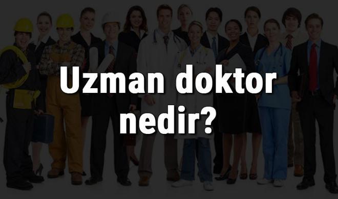Uzman doktor nedir, ne iş yapar ve nasıl olunur? Uzman Doktor olma şartları, maaşları ve iş imkanları Uzman doktor nedir, ne iş yapar ve nasıl olunur? Uzman Doktor olma şartları, maaşları ve iş imkanları
