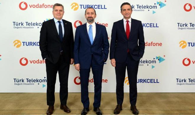 Turkcell, Türk Telekom ve Vodafone'dan önemli iş birliği Turkcell, Türk Telekom ve Vodafone'dan önemli iş birliği