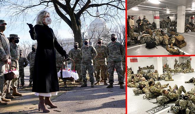 İlk günden skandal... First Lady askerlere 'kurabiye' taşıdı! İlk günden skandal... First Lady askerlere 'kurabiye' taşıdı!