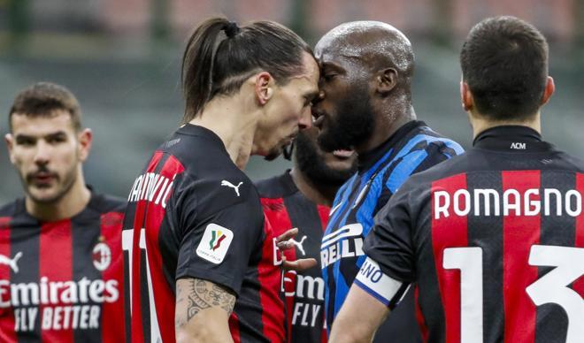 Ibrahimovic ve Lukaku birbirine girdi Ibrahimovic ve Lukaku birbirine girdi
