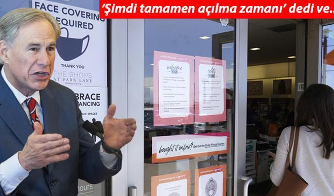 Son dakika haberler... Teksas eyaletinden flaş koronavirüs kararı: Tüm yasaklar kaldırılıyor! Son dakika haberler... Teksas eyaletinden flaş koronavirüs kararı: Tüm yasaklar kaldırılıyor!