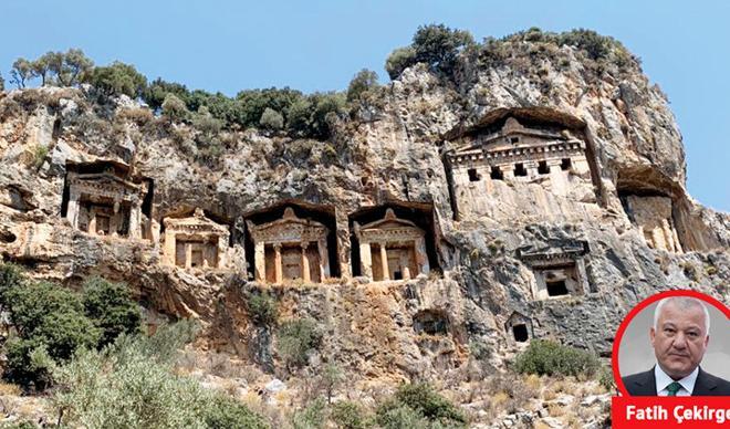 Kaya mezarlarına jet araştırma Kaya mezarlarına jet araştırma
