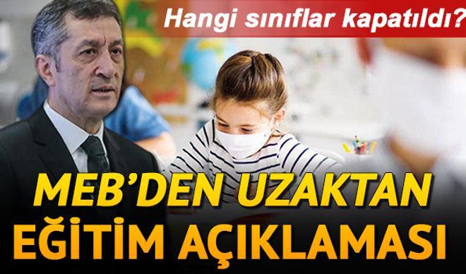 Okullar kapanacak mı? İlkokul, ortaokul ve liselerde okullar kapandı mı? MEB uzaktan eğitime geçen sınıfları duyurdu Okullar kapanacak mı? İlkokul, ortaokul ve liselerde okullar kapandı mı? MEB uzaktan eğitime geçen sınıfları duyurdu