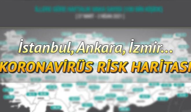 1-7 Mayıs il il risk ve yoğunluk haritası: Türkiye haftalık vaka sayısı ne kadar oldu? İşte illere göre koronavirüs risk haritası... 1-7 Mayıs il il risk ve yoğunluk haritası: Türkiye haftalık vaka sayısı ne kadar oldu? İşte illere göre koronavirüs risk haritası...