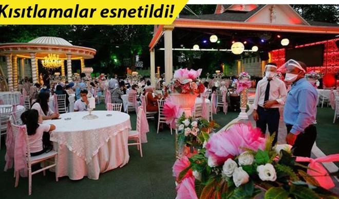 Düğünlerde ikram dönemi tekrar başladı Düğünlerde ikram dönemi tekrar başladı