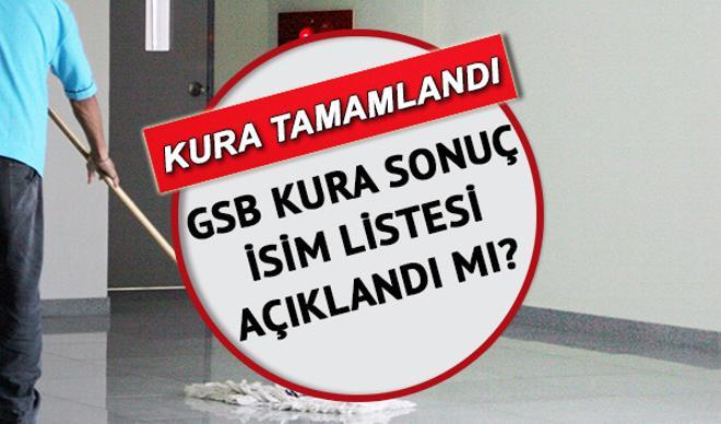 GSB kura sonuçları listesi 2021: Temizlikçi, güvenlik görevlisi alımı kura sonuçları isim listesi açıklandı mı? GSB kura sonuçları listesi 2021: Temizlikçi, güvenlik görevlisi alımı kura sonuçları isim listesi açıklandı mı?