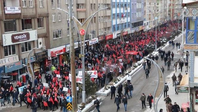 Hakkari, Gara şehitleri için tek yürek oldu