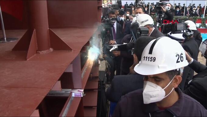 First National Frigate Launched ... Quick Remarks by President Erdogan