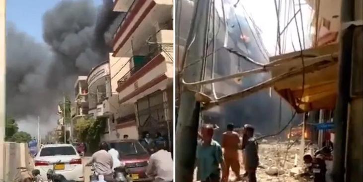 Son dakika haberler: Pakistanda uçak düştü