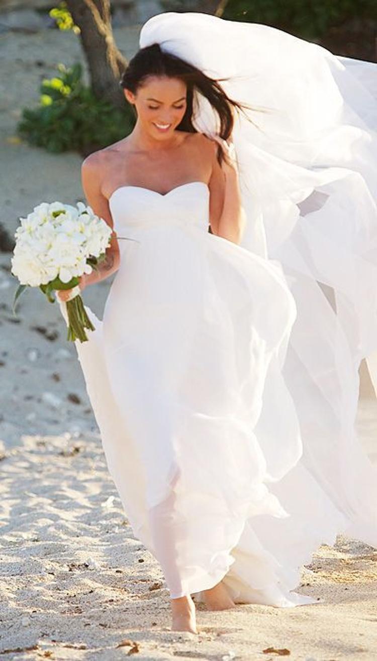 Megan fox wedding gown
