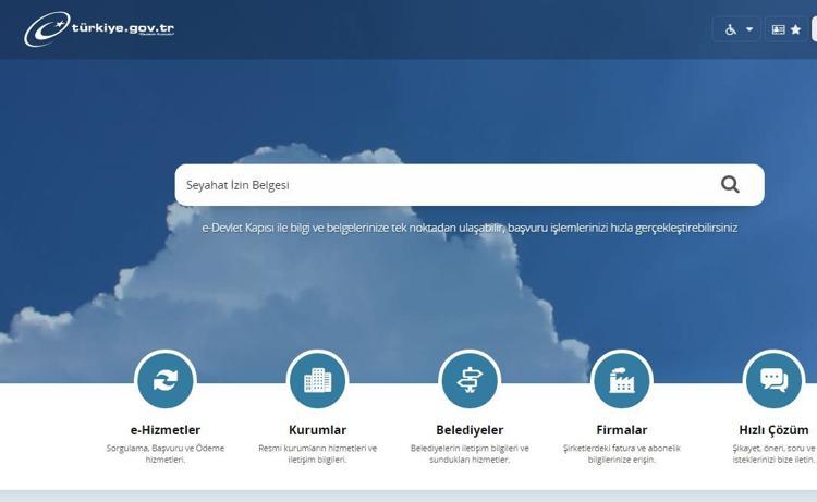 Seyahat Izin Belgesi E Devlet Ile Nereden Alinir Kimler Seyahat Izin Belgesi Online Basvuru Yapabilecek Son Dakika Haberler