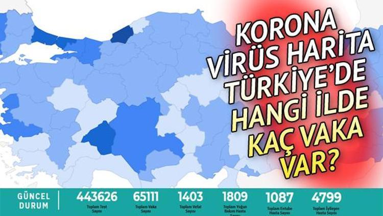 Covid 19 Türkiye haritası (corona virüs map) 16 Nisan ...