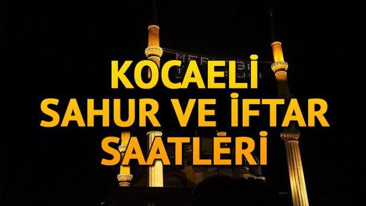 Kocaeli De Sahur Ve Iftar Vakti Saat Kacta Izmit Ramazan Imsakiyesi 2017 Guncel Haberler Milliyet