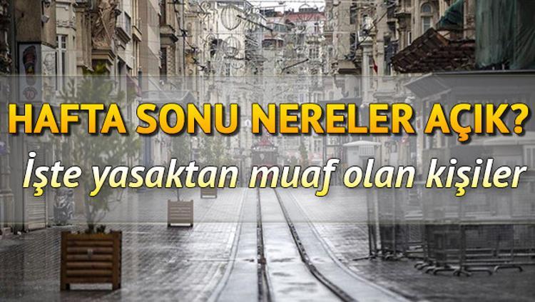 Sokaga Cikma Yasaginda Nereler Acik Hafta Sonu Sokaga Cikma Yasagindan Kimler Muaf