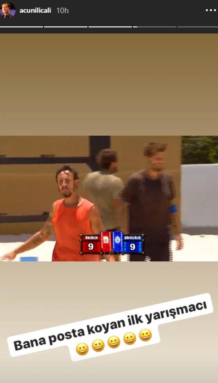 Acun Il�cal�, Bana posta koyan ilk yar��mac�