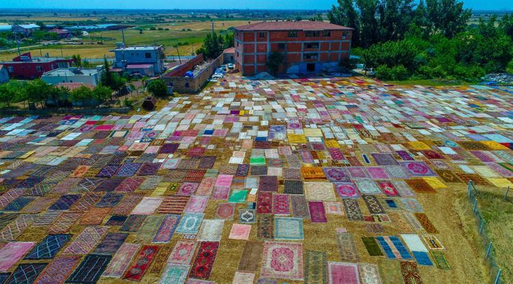 antalya nin rengarenk hali tarlalari seyahat haberleri