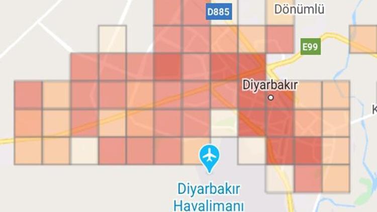 DİYARBAKIR GÜNLÜK VAKA SAYISI