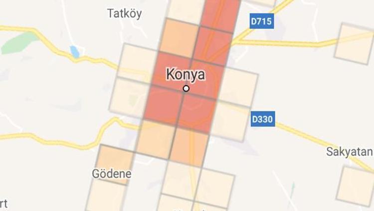 KONYA GÜNLÜK VAKA SAYISI