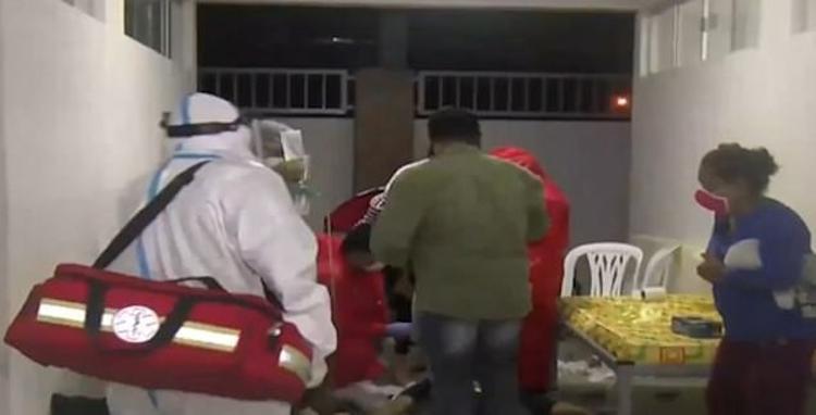 KORONAVİRÜS HASTASININ ÖLÜM ANINI YAYINLADILAR